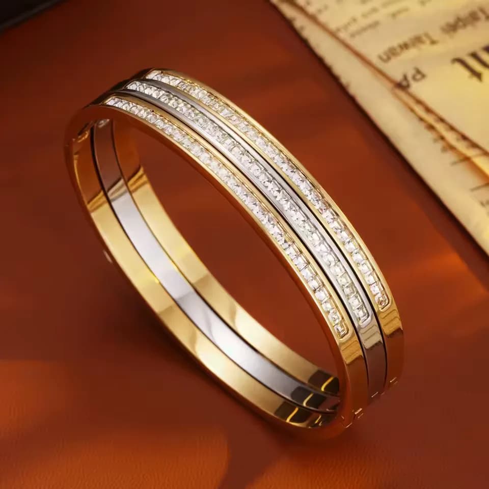 LuxeNail Minimalist Titanium Steel Bracelet