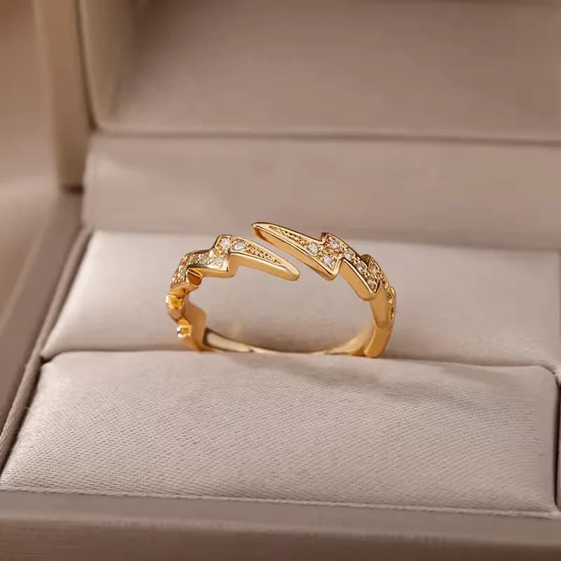 Celeste Vintage Open Zircon Ring for Women