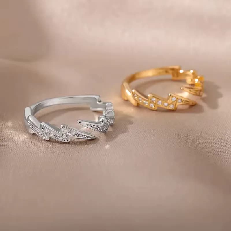 Celeste Vintage Open Zircon Ring for Women